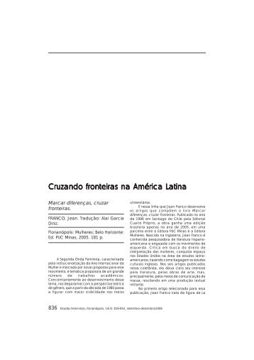 p 819-841 Resenhas.pmd - Instituto de Estudos de GÃªnero ...