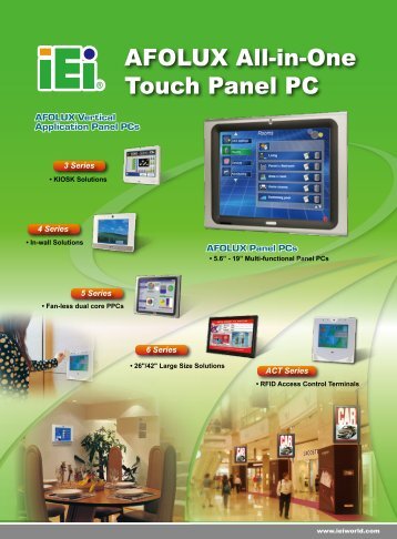 AFOLUX All-in-One Touch Panel PC - iEi