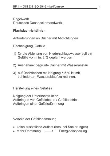 Regelwerk Deutsches Dachdeckerhandwerk Flachdachrichtlinien ...