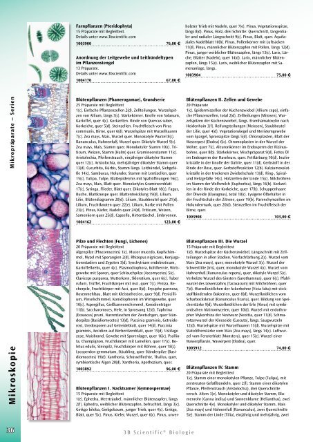 MIKROSKOPIE - 3B Scientific