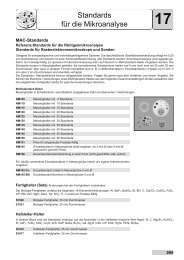 Standards fÃ¼r die Mikroanalyse