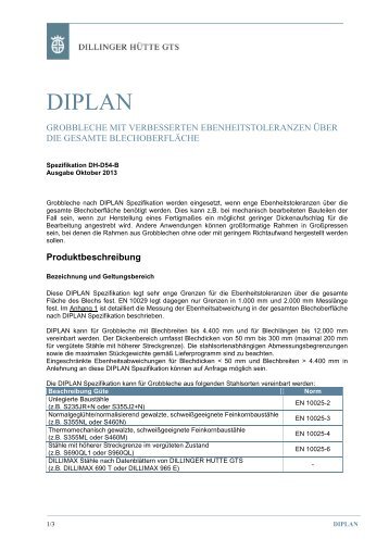 DIPLAN - Dillinger HÃ¼tte GTS