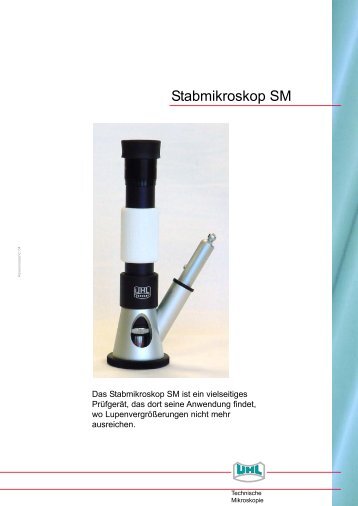Stabmikroskop SM - Walter Uhl