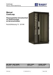 Manual CoolLoop - Emerson Network Power