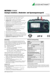 METRISO G1000A - GMC-I Messtechnik GmbH