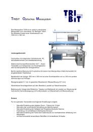 TRIBIT Optisches Messsystem - Tribit.de