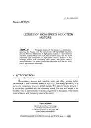 LOSSES OF HIGH-SPEED INDUCTION MOTORS