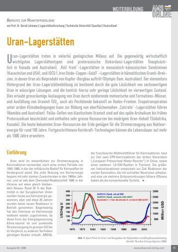 Uran-Lagerstätten - Technische Universität Clausthal