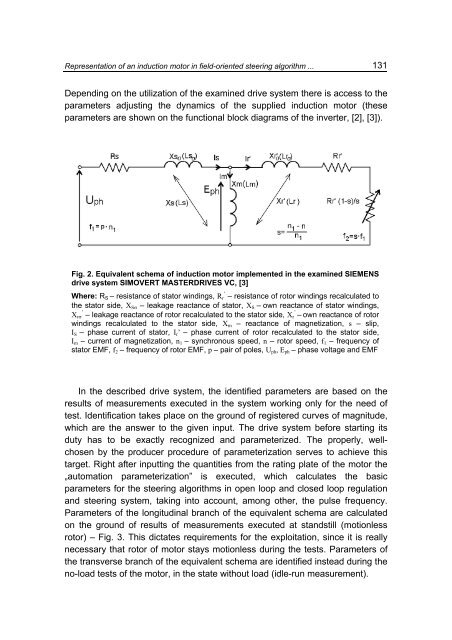 representation of an induction motor in field-oriented steering ...