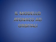 Il modello atomico ad orbitali