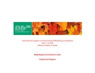 Download Schedule - International Environmental Modelling and ...