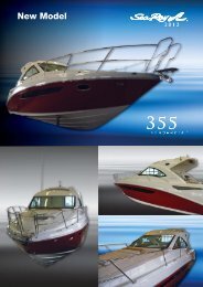 Download Spec Sheet - Sea Ray Boats