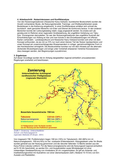 Fließgewässerschutz und Wassersport in Hessen