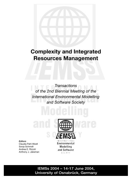 Volume 2 - International Environmental Modelling and Software ...