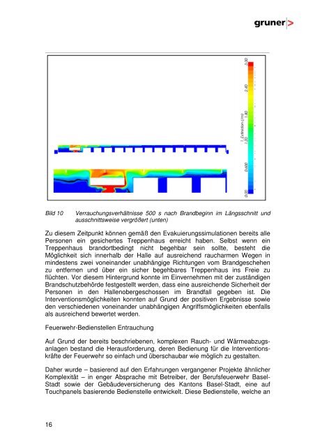 brandschutztechnische Begleitung beim Neubau der ... - Gruner AG