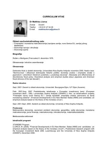 CURRICULUM VITAE