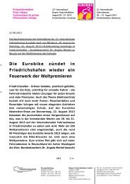 Neuheiten EUROBIKE 2012 Weltpremieren