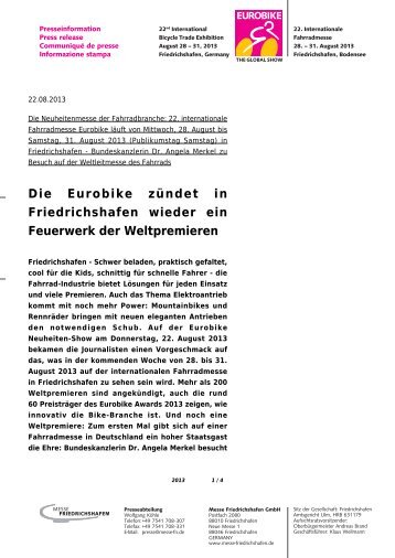 Pressebericht PDF - Eurobike