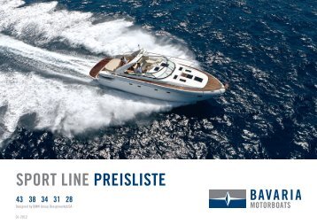 SPORT LINE PREISLISTE - zu Boote Pfister