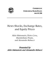 News Shocks, Exchange Rates, and Equity Prices; Akito ... - IMF