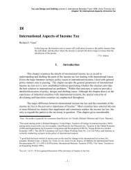 Chapter 18: International Aspects of Income Tax - IMF