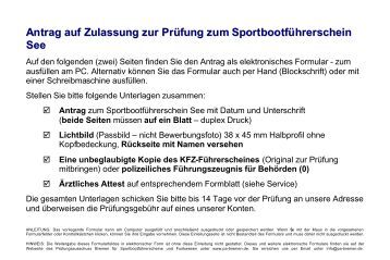 zulassungen zulassungen