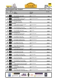 GRUPPENWERTUNG, Gruppe E Baujahr 1946 - Rallye Avus Classic