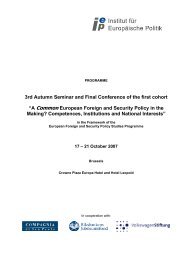 3rd Autumn Seminar and Final Conference of the first cohort âA ...