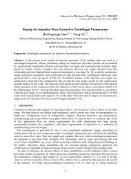 Steady Air Injection Flow Control in Centrifugal Compressor ...