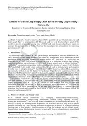 A Model for Closed-Loop Supply Chain Based on Fuzzy Graph ...