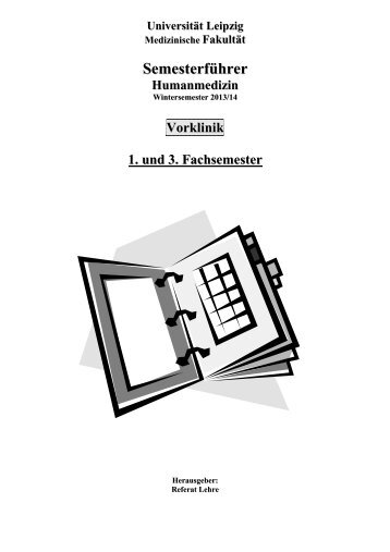 SemesterfÃ¼hrer Humanmedizin Vorklinik WS 2013-14