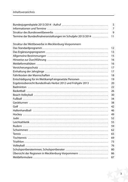 Schulsport in M-V 2013/2014 - Bildungsserver Mecklenburg ...