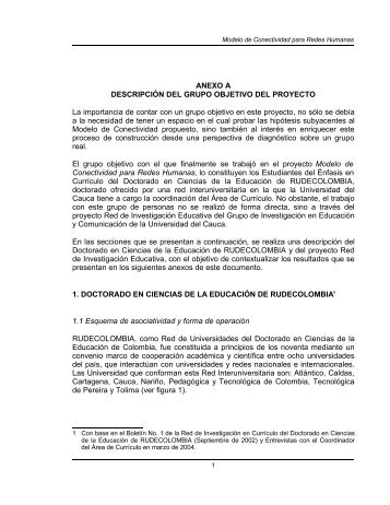 Documento Final. Anexo A: DescripciÃ³n del Grupo Objetivo ... - ieRed