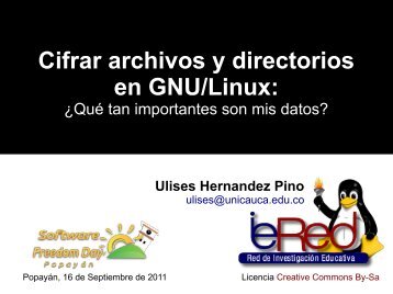 Cifrar archivos y directorios en GNU/Linux: - ieRed