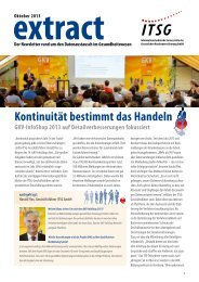 Newsletter extract - bei der ITSG GmbH