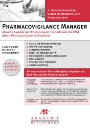 Pharmacovigilance Manager - AH Akademie fÃ¼r Fortbildung ...