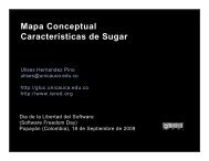 Mapa Conceptual CaracterÃ­sticas de Sugar - ieRed