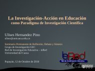 La InvestigaciÃ³n-AcciÃ³n en EducaciÃ³n Origen - ieRed