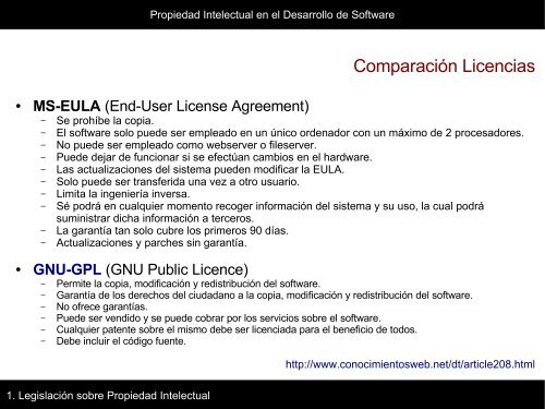 Propiedad Intelectual en el Desarrollo de Software - ieRed