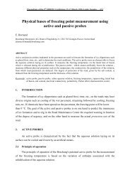 Physical bases of freezing point measurement using ... - Boschung