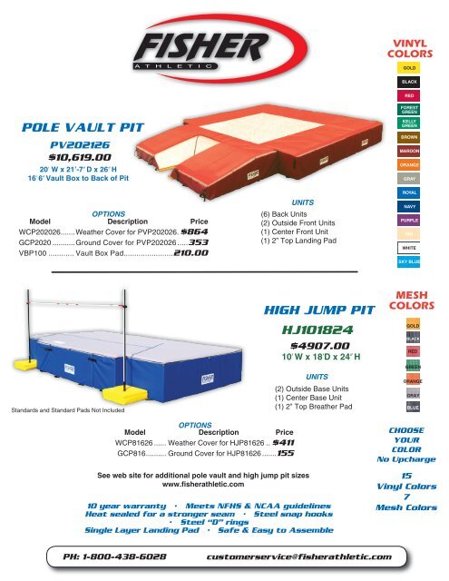 HJ101824 HIGH JUMP PIT POLE VAULT PIT