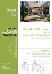 Program... - Institut d'études scientifiques de Cargèse (IESC)