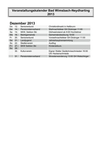 Veranstaltungskalender der Marktgemeinde als .pdf ... - Almtal Online