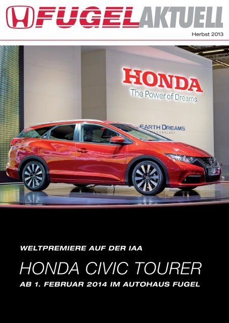 HONDA CIVIC TOURER - Honda Fugel