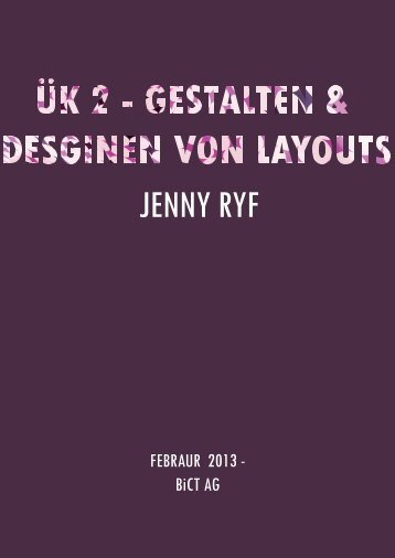 ÜK 2 - Gestalten und Designen von Layouts