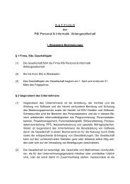 (Deutsch) (PDF) - P&I Personal & Informatik AG