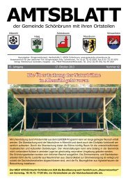 Amtsblatt KW 42 vom 17.10.2013 - SchÃ¶nbrunn