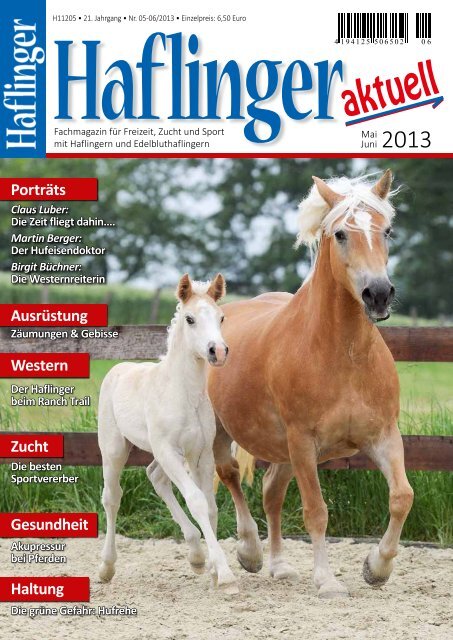 Mai Juni 2013 Haflinger Aktuell