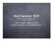 Multisession BGP