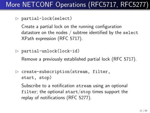 Network Configuration Management with NETCONF and YANG - IETF